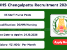 DHS Chengalpattu Recruitment 2026