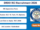 DRDO RCI Recruitment 2026