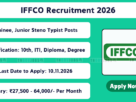 IFFCO Recruitment 2026