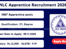 NLC Apprentice Recruitment 2026