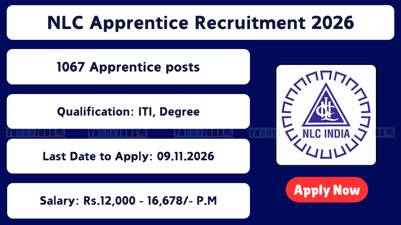NLC Apprentice Recruitment 2026