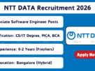 NTT DATA Recruitment 2026