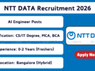 NTT DATA Recruitment 2026