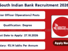 South Indian Bank Recruitment 2026