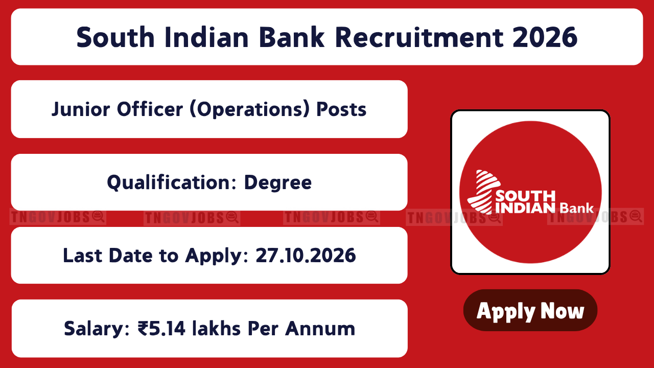 South Indian Bank Recruitment 2026