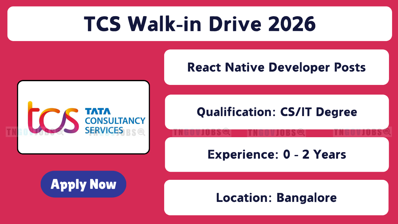 TCS Walk-in Drive 2026