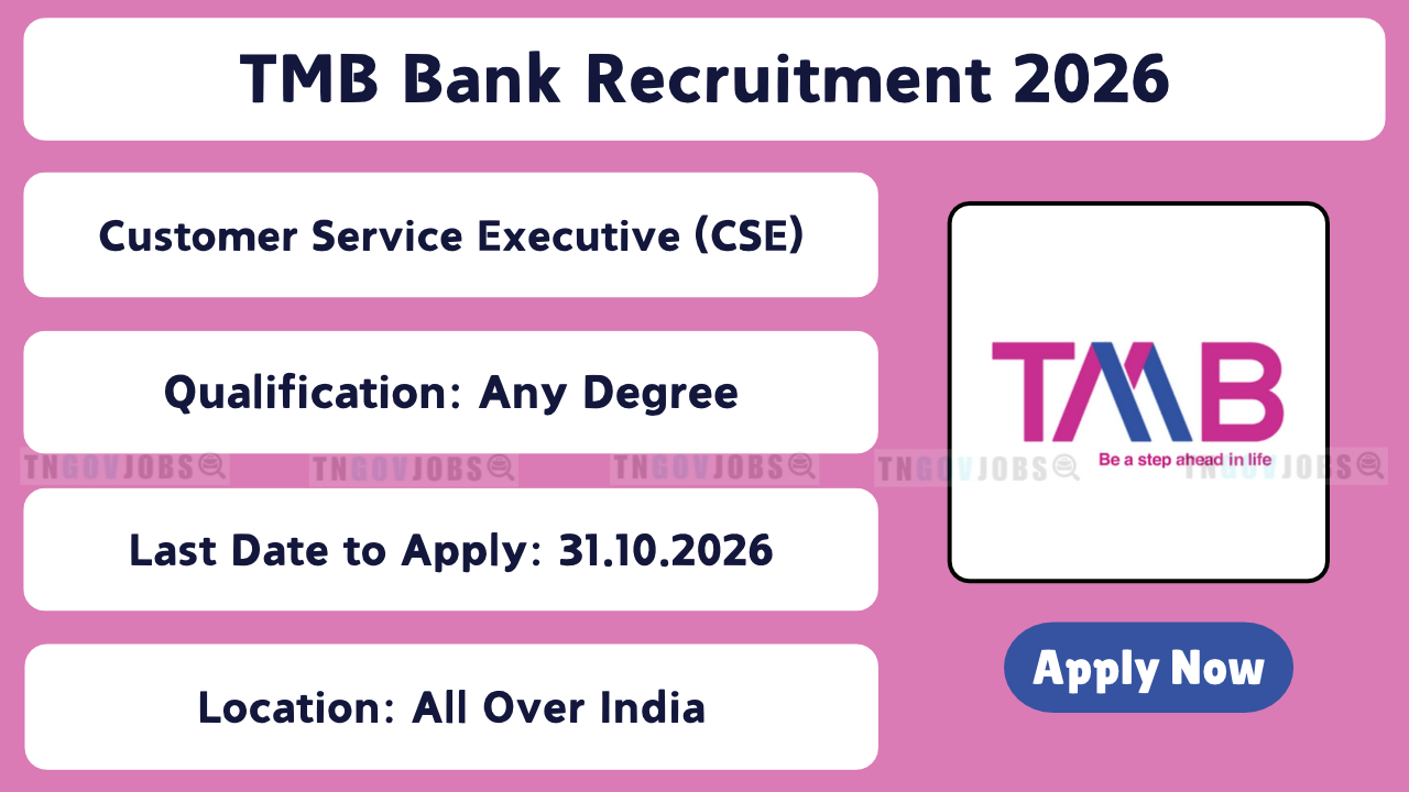 TMB Bank Recruitment 2026