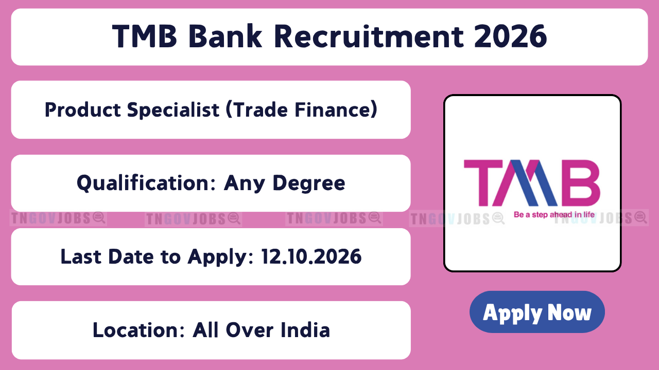 TMB Bank Recruitment 2026