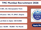 TMC Mumbai Recruitment 2026